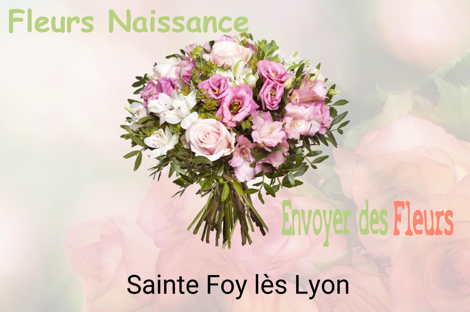 Bouquet de fleurs de naissance livré à Sainte-Foy-lès-Lyon