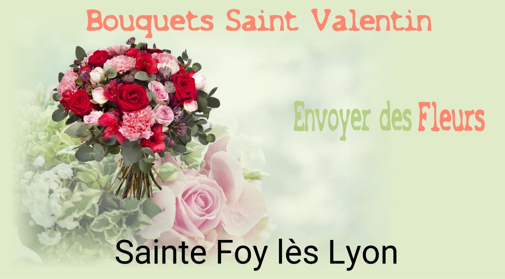 Roses de Saint-Valentin livrées à Sainte-Foy-lès-Lyon